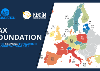 Δείκτης Διεθνούς Φορολογικής Ανταγωνιστικότητας: 27η από τις 38 χώρες του ΟΟΣΑ η Ελλάδα